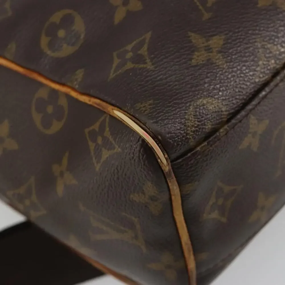 Louis Vuitton Monogram Abbesses Shoulder Bag Brown